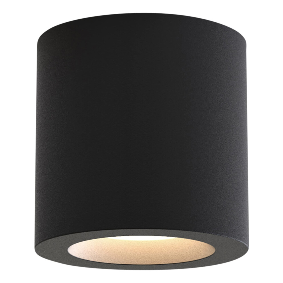 Astro Exterior Down/Recessed Spot Aluminium, 6 W, Textured Light/Black