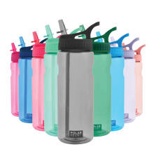 Polar Gear Aqua Grip Water Bottle ? BPA-Free Reusable Water Bottles With Straw ? 650ml Sports Water Bottle Perfect for Gym, Cycling & Work