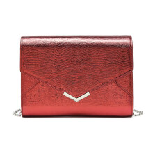 Miss Lulu Women's Evening Clutch Bag, Shining Elegant Handbag for Weddings Party Date, Cool Lizard-pattern Design Shoulder Crossbody Bag, Medium Size