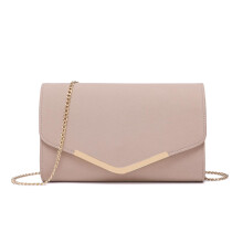 Miss Lulu Women's Clutch Elegant Envelope Evening Bag with Chain Handbag for Wedding Party and Prom