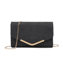 Miss Lulu Women's Clutch Elegant Envelope Evening Bag with Chain Handbag for Wedding Party and Prom