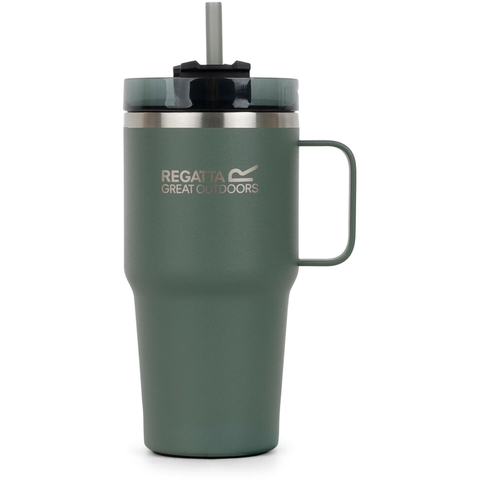 Regatta Thermulate Insulated 0.6L Flask Carry Handle Cup - Sage Green