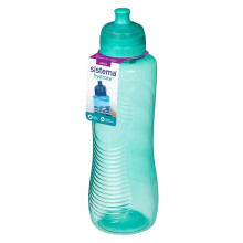 Sistema Twist 'n' Sip Squeeze Sports Water Bottle | Leakproof Water Bottle | 800 ml | BPA-Free | Assorted Colours