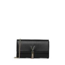 Valentino Pochette 1r4-divina Unique for Women, 4.5x12x27 Centimeters (B x H x T), Black/Gold, ?NICA