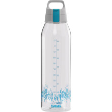 Sigg - Tritan Renew Transparent Water Bottle - Total Clear ONE MyPlanet Anthracite - Suitable For Carbonated Beverages - Dishwasher Safe - With Fruit
