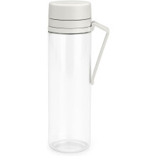 Brabantia - Make & Take Water Bottle with Strainer 0.5L - Travel Drinking Bottle with Handle & Fruit Sieve - Leakproof - Infuser - Easy Filling -