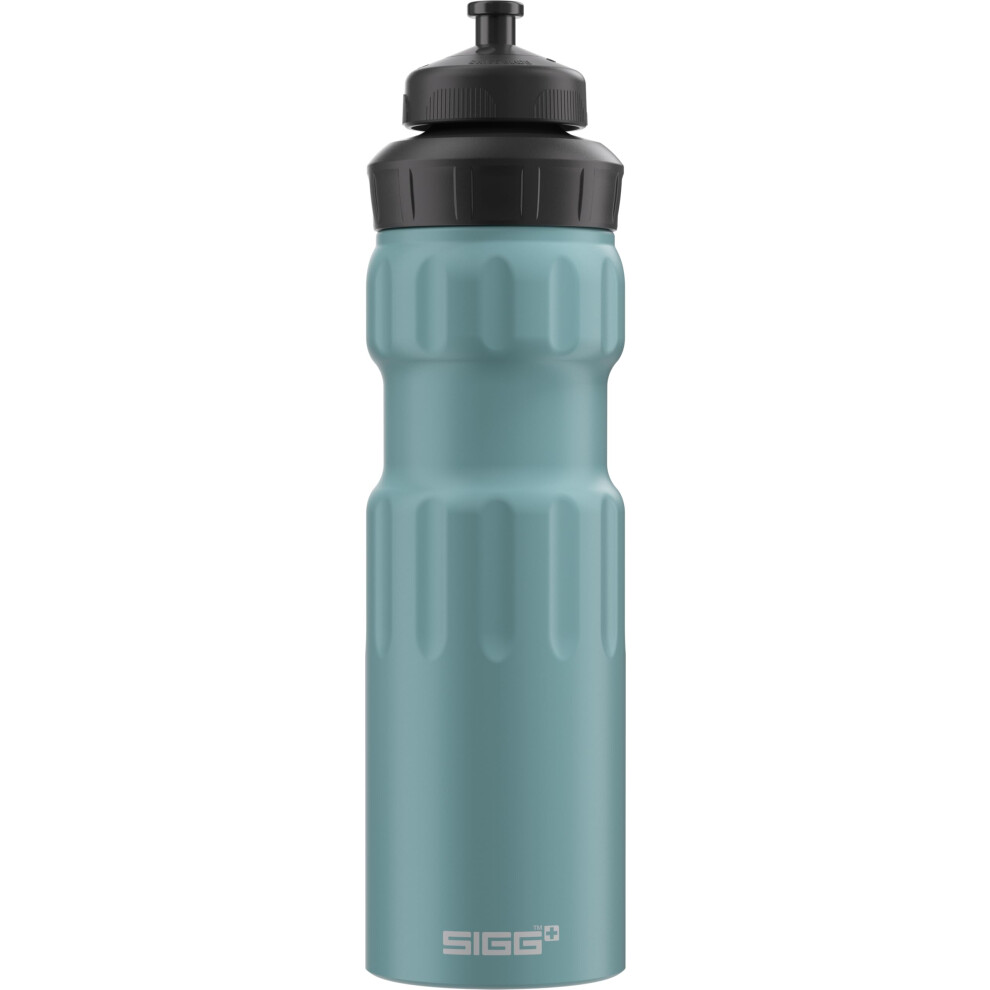 Sigg - Aluminum Sports Water Bottle - Wmb Sports Morning Blue - With 3-Stage Sports Cap - Climatepartner Certified - Leakproof & Lightweight - Bpa