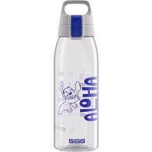 Sigg - Tritan Water Bottle - Total Color ONE Disney Lilo & Stitch - Suitable For Carbonated Beverages - Dishwasher Safe - Leakproof - Featherweight