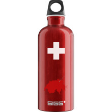 Sigg - Aluminium Water Bottle - Traveller Swiss Country - Climate Neutral Certified - Suitable For Carbonated Beverages - Leakproof - Lightweight -