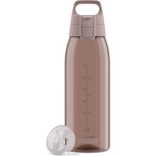 Sigg - Tritan Water Bottle - Total Color ONE Dusk- Suitable For Carbonated Beverages - Dishwasher Safe - Leakproof - Featherweight BPA Free - 1L