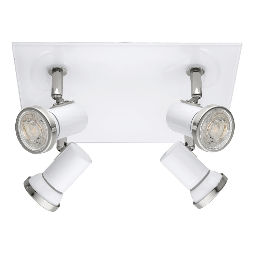 Eglo Tamara 1 4-Spotlight White Ceiling Light - White - Image 3