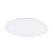 Eglo Recessed spot Light for Ceiling Fueva Flex, ? 8.9 inches, Aluminium LED Downlight with a Plastic Luminous Surface, Flat Spotlight in White,