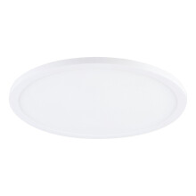 Eglo Recessed spot Light for Ceiling Fueva Flex, ? 8.9 inches, Aluminium LED Downlight with a Plastic Luminous Surface, Flat Spotlight in White,