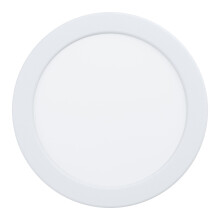 Eglo Recessed LED Ceiling spot Alange, Round Spotlight Fitting, Ceiling lamp Made of Metal and Plastic in White, Downlight Warm White, ? 16.6 cm