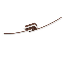 Eglo LED Ceiling Light Fitting Lungolago, Office and Kitchen Lighting, Kitchen lamp Made of Metal and Plastic in Bronze and White, Neutral White, 74