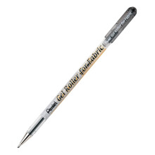 Pentel bn15 Gel Ink Roller Ball Pen for Textiles, 0.5 mm, Black.