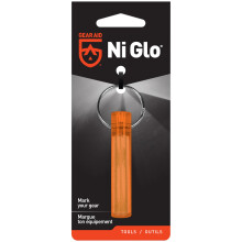 GEAR AID Ni Glo, Glowing Keychain For Camping, Scuba And Night Fishing, Orange