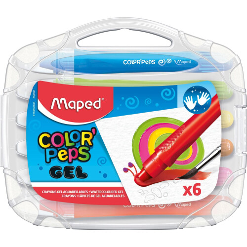 Maped Color'Peps Gel Smoothy Crayons (6 pack), 836306