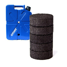 Lifesaver Jerry Can Activated Carbon Filters Portable Water Filter (Pack of 5) - Black