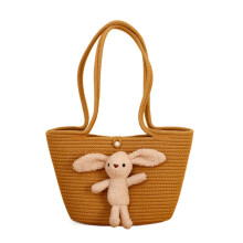 Strandurlaubs-Strohtasche