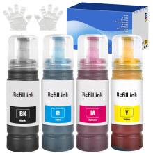 FANSHENG Ink Compatible with ink refill bottles for ET-1810 ET-2861 ET-2860 ET-4800 ET-2810 ET-2811 ET-2812 ET-2814 ET-2815 ET-2830 ET-2711 ET-2726