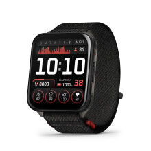 Garmin? Venu? X1, Thin and Lightweight GPS Smartwatch, AMOLED Display, Advanced Health and Fitness Features, Black with Slate Titanium Caseback and