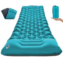 TENQUAN Camping Mat 9CM Thick Self Inflating Camping Mat with Built-in Foot Pump Pillow Ultralight Waterproof Camping Mattress Camping Bed Sleeping