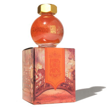 Ferris Wheel Press Fountain Pen Ink, FerriTales Collection, Glowy Orange with Wine Shimmer, 20ml