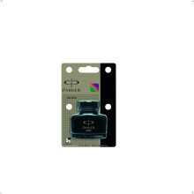 Parker Quink 57ml Ink Bottle Permanent - Black (Blister Pack)