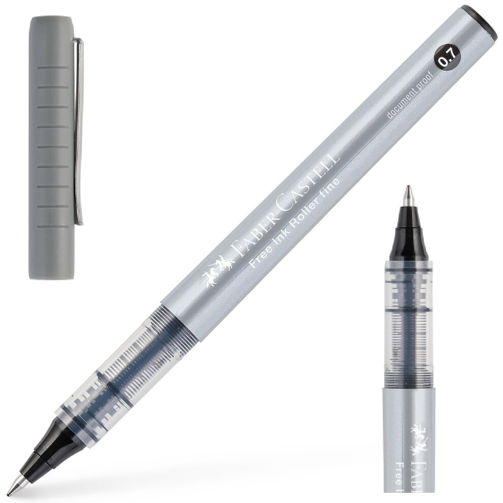 Faber-Castell Free Ink Roller Pen 0.7Mm - Black