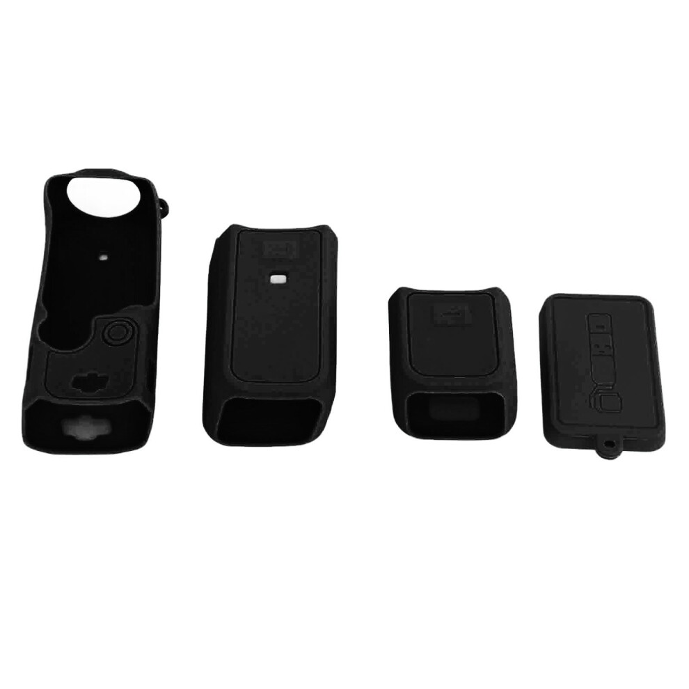 Silicone Protective Case Cover For Pocket 3, Dustproof & Scratch-Resistant Black 8761386193695