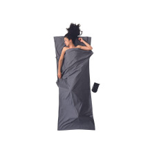 Cocoon Insect Shield Cotton TravelSheet, Grey, 1 Person, Rectangular, Summer, Large, Unisex, Travelers