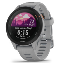 Garmin Forerunner? 255S, Smaller GPS Running Smartwatch, Advanced Insights, Long-Lasting Battery, Powder Gray