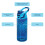 Smash Smash Hydro Chugger Water Bottle, Blue Triangles, 500 ml Capacity 4
