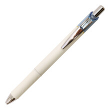 Pentel EnerGel Clena Retractable Liquid Gel Pen, Micro Fine Point 0.4mm Needle Tip, Black Ink, Sax Blue Body (BLN74LS-A)