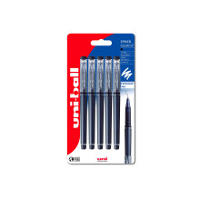 uni-ball UF-222-07 Erasable Rollerball Gel Pens. Premium 0.7mm Ballpoint Tip for Super Smooth Writing, Drawing & Colouring. Capped Eraser for Secure
