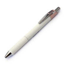 Pentel EnerGel Clena Retractable Liquid Gel Pen, Micro Fine Point 0.3mm Needle Tip, Black Ink, Classical Pink Body (BLN73LP-A)