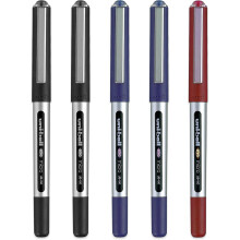 uni-ball Eye UB-150E Liquid Ink Rollerball Pens - 0.5mm - 2 x Black, 2 x Blue, 1 x Red - Pack of 5