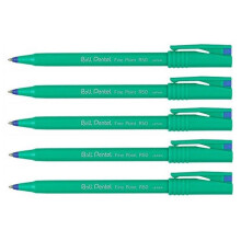 PENTEL Ball R50 Ink Rollerball Pens Medium Tip Pack of 5 Blue