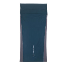 Lifeventure Ultimate 100% Cotton Sleeping Bag Liner Lightweight Camping Sheet with Pillow Sleeve and Polygiene? Odour Control for use in Sleeping
