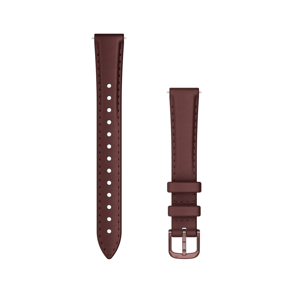 Garmin Lily? 2 Band, Mulberry Leather With Hardware Dark/Bronze