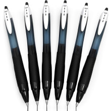 Uni-Ball Jetstream Sport SXN-150S Retractable Rollerball Pen - 1.0mm - Black - Pack of 6