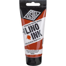 Essdee Block Printing Ink, Burnt Sienna, 100ml