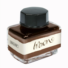 ONLINE Brown Ink 15 ml for Calligraphy, Handlettering, Writing, Converter Refills, Waterbased Ink