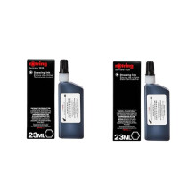 rOtring Isograph Bottled Liquid Ink | Black | 2 Count