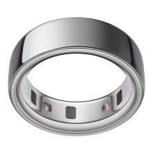 Oura Ring 4 - Silver - Size 4 - Smart Ring | Size First with Oura Ring 4 Sizing Kit | Sleep Tracking Wearable - Heart Rate - Fitness Tracker - Up to 8