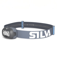 Silva Head Torch Battery Powered - Rechargeable USB-C - Seek 450-70 Grams - 450 Lumen Head Lamp - 3 Brightness Levels - White and Red LEDs - Battery