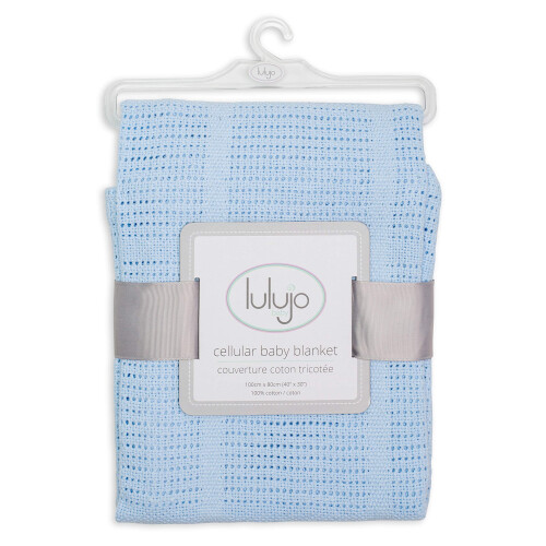 Lulujo - Baumwollstrickdecke - Blau - ELEMENTE FÜR KINDER 1