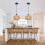 Boho Farmhouse Rattan Pendant, Adjustable Woven Globe Ceiling Lamp 5