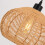 Boho Farmhouse Rattan Pendant, Adjustable Woven Globe Ceiling Lamp 10